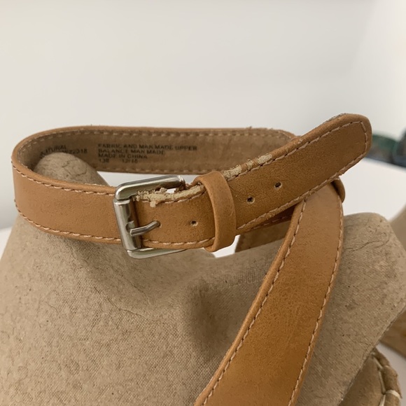 White Mountain Natural Rhinestone Wedges/Espadrilles size 9.5 - Picture 14 of 17